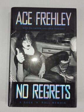 Kiss Ace Frehley No Regrets A Rock & Roll Memoir Hardcover Book Autobiography